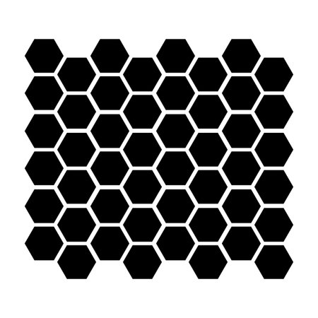Honeycomb. Hexagon template. Hexagonal pattern. Vector illustration Vector illustration. EPS 10.のイラスト素材