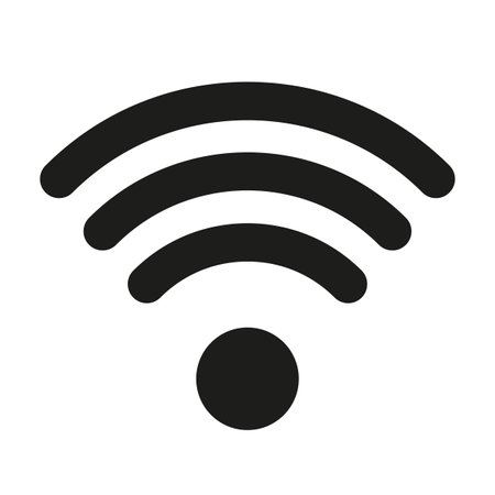 Wifi icon. Wi fi sign. Wi Fi symbol. Vector illustration. EPS 10.のイラスト素材