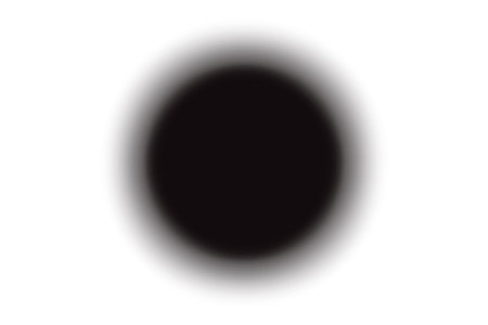 Black hole gradient on white. Light to dark transition. Circular design. Vector graphic.