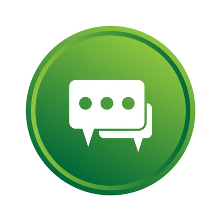 Chat bubble icon. Message box symbol. Communication vector shape. Speaking dialog window. EPS 10.のイラスト素材