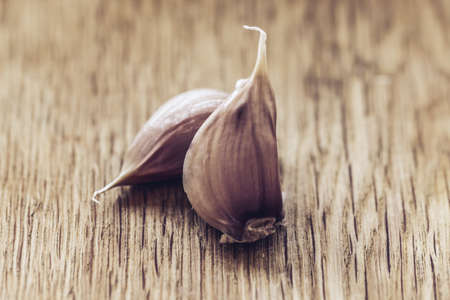 Garlic. Garlic Bulb on wooden background., concept healthy lifestyle,の写真素材