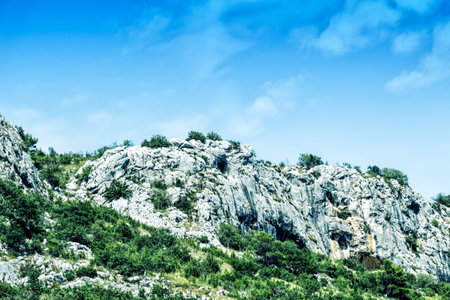 Beautiful mountain landscape on sunny summer day. Montenegro, Bosnia and Herzegovina, Albania,...