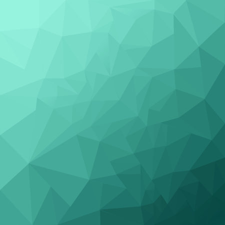 Abstract turquoise geometric background. Polygon background. Low Poly Background