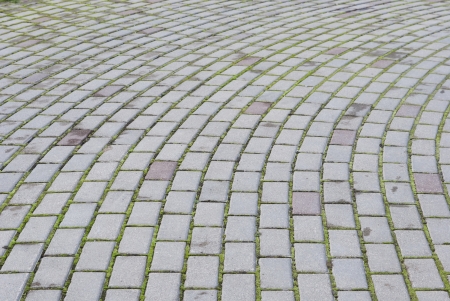 Background from bending street settの写真素材