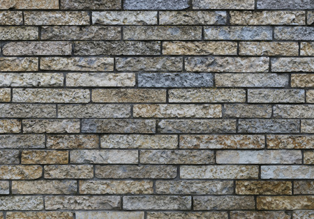 New limestone wall as background, textureの写真素材
