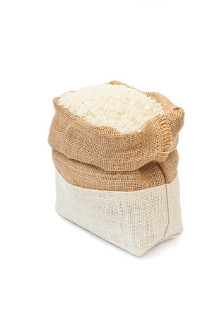 rice bag isolated imageの写真素材