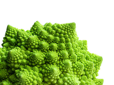 Macro  image of fresh Romanesco cauliflowerの写真素材