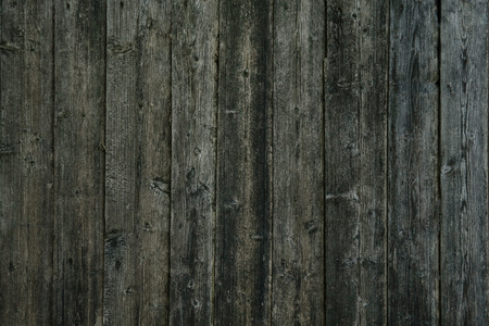Close up of green wooden fence panels.の写真素材
