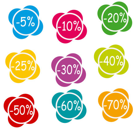 	discountsのイラスト素材