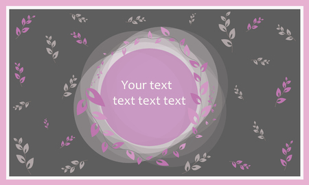 Vector background, greeting card, templateのイラスト素材