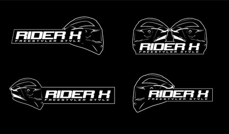 Helmet automotive designのイラスト素材