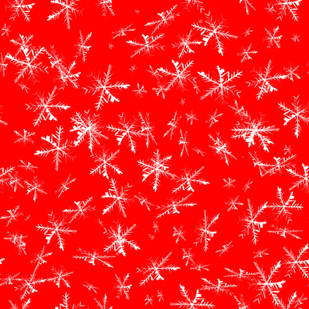 Snowflakes seamless patternの写真素材