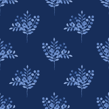 Watercolor duotone abstract background, hand drawn illustrationの写真素材