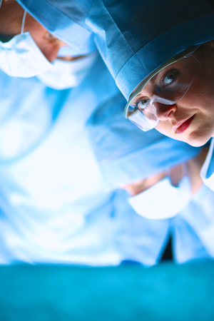 Surgery team in the operating roomの写真素材