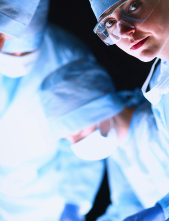 Young surgery team in the operating room .の写真素材