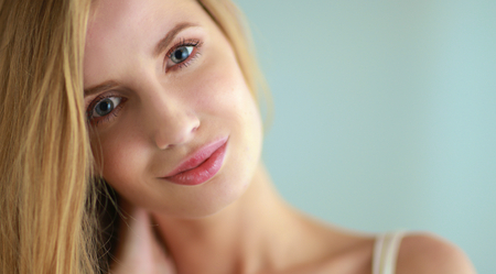 Portrait of beautiful womanの写真素材