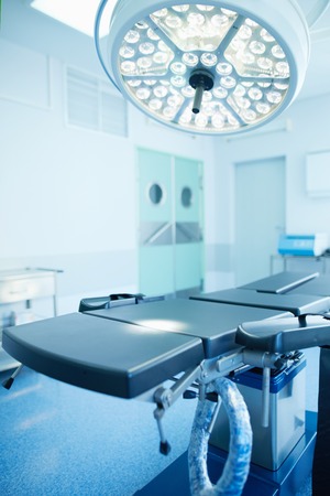 Interior of operating room in modern clinic.の写真素材