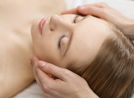 picture of beautiful woman beautiful woman in spa salonの写真素材