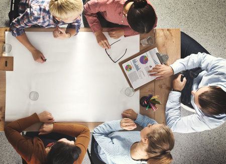 Business People on a Meeting