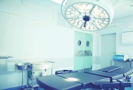 Interior of operating room in modern clinicの写真素材