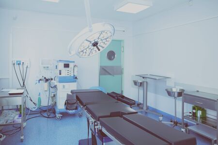 Interior of operating room in modern clinicの写真素材
