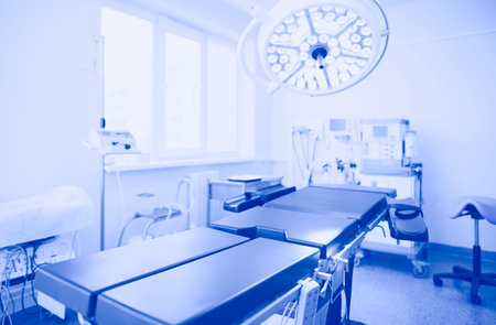 Interior of operating room in modern clinic