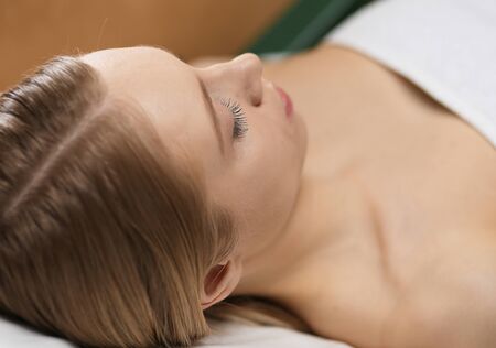 picture of beautiful woman beautiful woman in spa salonの写真素材