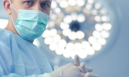 Team surgeon at work in operating room.の写真素材