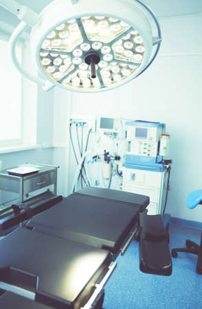 Interior of operating room in modern clinicの写真素材