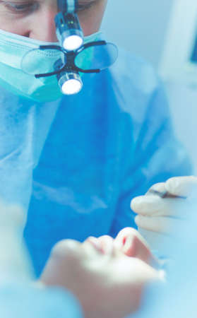 Team surgeon at work in operating roomの写真素材