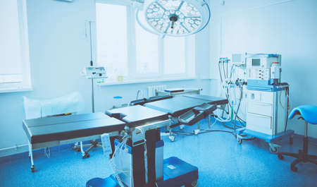 Interior of operating room in modern clinicの写真素材