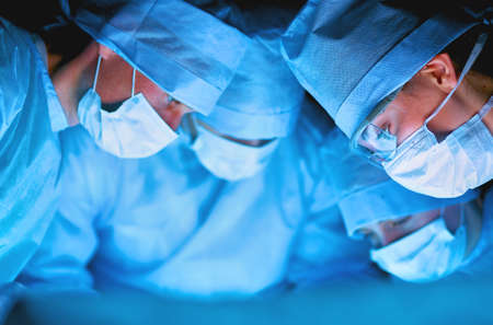 Surgery team in the operating roomの写真素材