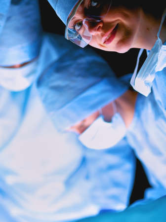 Surgery team in the operating roomの写真素材