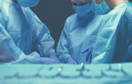 Team surgeon at work in operating roomの写真素材