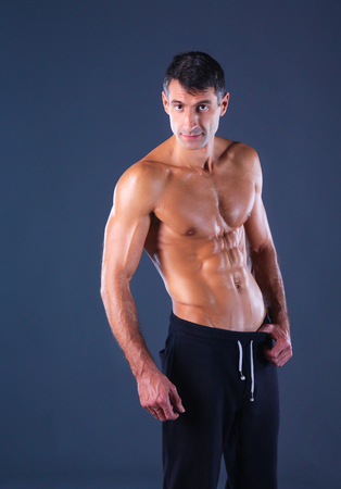 muscular man.の写真素材