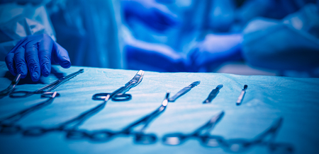 Team surgeon at work in operatingの写真素材