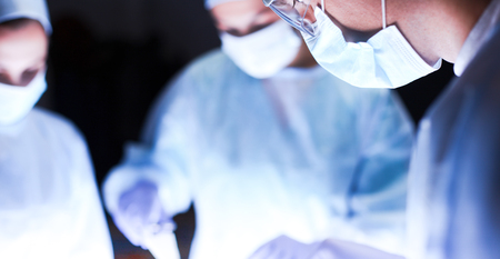 Team surgeon at work in operating room.の写真素材