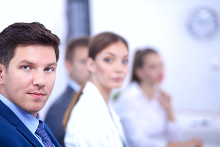 Business people working with laptop in an office. Business people . workingの写真素材