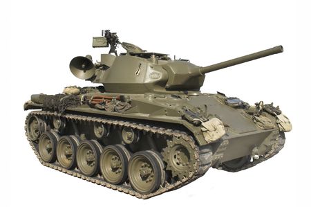 Vintage M24 Chaffee Tankの写真素材