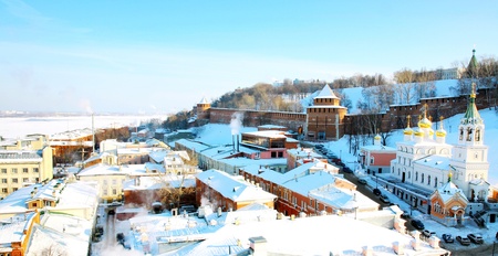 Church of the Nativity of St.John Baptist Nizhny Novgorodの写真素材