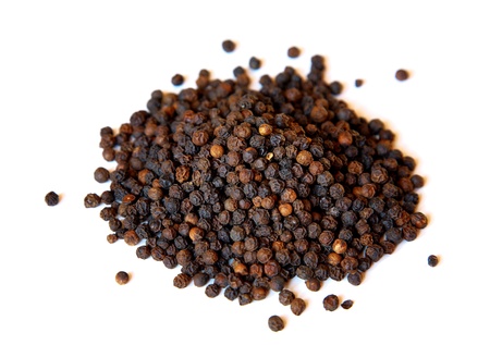 Black pepper indian spiceの写真素材