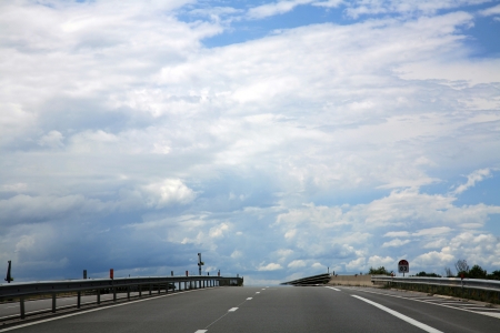 Scenic traveling roadの写真素材
