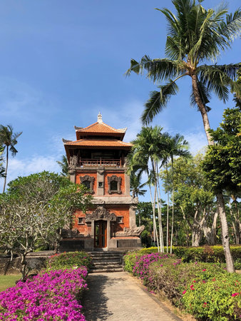 Beautiful temple on Nusa Dua, Bali, Indonesia.