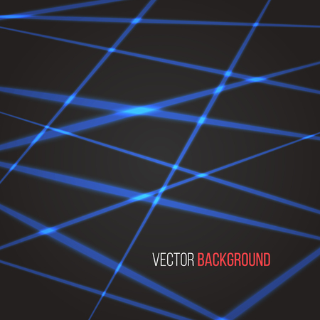 Blue laser grid or net background vector illustrationのイラスト素材