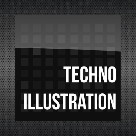 Abstract geometric black and white banner for Business Presentations. Art background.のイラスト素材