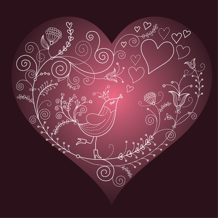 Valentine backgroundのイラスト素材