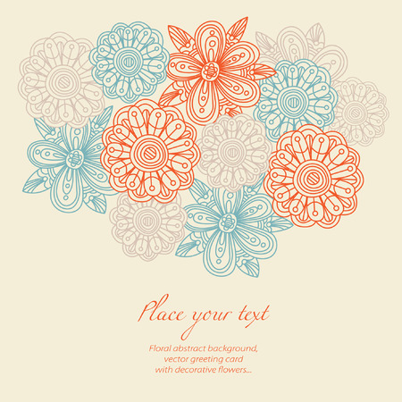 floral  backgroundのイラスト素材