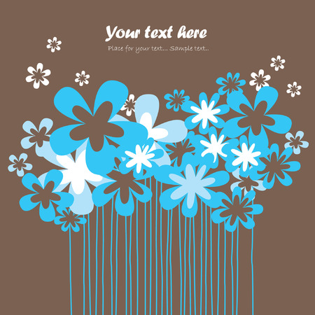 stylish greeting cardのイラスト素材