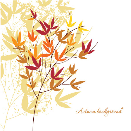 autumn illustrationのイラスト素材