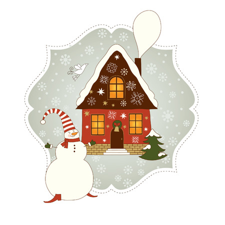 christmas cardのイラスト素材